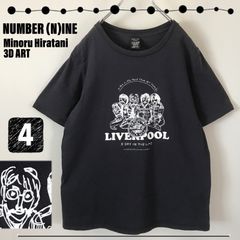 NUMBER (N)INE ナンバーナイン☆平谷実☆3DアートTシャツ☆LIVERPOOL