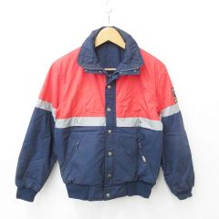 アシックス asics キリー killy スキー ジャケット リバーシブル 防寒 赤 レッド 紺 ネイビー L