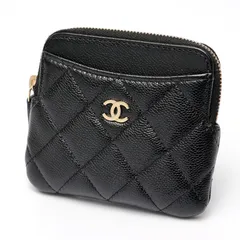 シャネル / CHANEL　マトラッセ コイン カードケース / フラグメントケース　AP2061　キャビアスキン　ブラック/ゴールド金具 【中古】 商品番号 S-158300