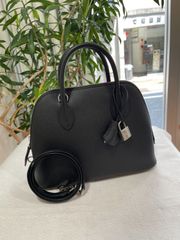 【新品】【未使用品】HERMES エルメス ボリード 1923 25 ヴォーエプソン ブラック シルバー金具 W刻印 ハンドバッグ ショルダーバッグ 2WAYバッグ レディース 女性用 本革 レザー カーフ 黒 ブランド 希少 レア プレゼント ギフト バック