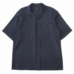 COMOLI ウールTシャツ　ネイビー　サイズ3 ピンクタグ COMOLI ウールTシャツ ネイビー サイズ3 ピンクタグ - メルカリ