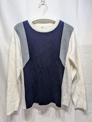 TAKEOKIKCHI 長袖 セーター タケオキクチ 白 紺 灰