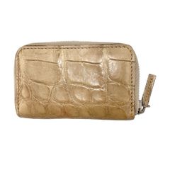 【真贋判定済】GUCCI グッチ クロココインケース 250983 ベージュ ウォレット B0323BPASY