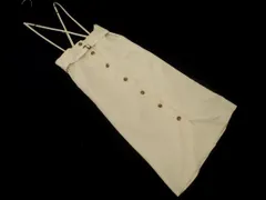 earth music&ecology アースミュージック＆エコロジー フロントボタン ジャンパー スカート sizeS/ベージュ ■◇ レディース