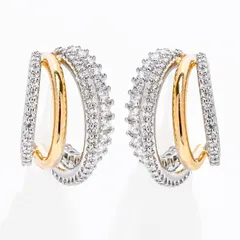 スワロフスキー SWAROVSKI ピアス Hyperbola フープピアス クリア ミックスメタル 5689718 ジュエリー アクセサリー