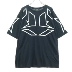 ZARA ザラ プリント 半袖 Tシャツ L ブラック メンズ 古着