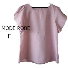 【訳あり】 MODEROBE ブラウス F ピンク 春服 カットソー モードローブのサムネイル