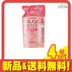 ミノン 薬用ヘアシャンプー 380mL (詰め替え用) 4個セット まとめ売りのサムネイル