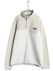 【お得なクーポン配布中!】 パタゴニア ライトウェイト シンチラ スナップT レディース L / 15年製 PATAGONIA フリース ジャケット アウトドア プルオーバー ツートン