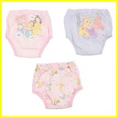 ディズニー 乳幼児用トレーニングパンツ ミッキー ミニー プー プリンセス トレパン 3層 トレーニングパンツ 3枚組 ベビー 311105306