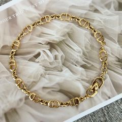 美品 Christian Dior ロゴブレスレット ゴールド ヴィンテージ Christian Dior（ヴィンテージ ディオール） DIOR ロゴ プレート