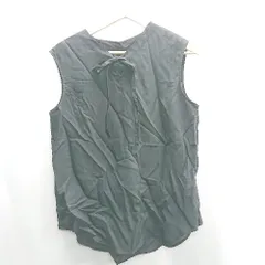 ◇ ⊂ IENA イエナ シアー素材 ノースリーブ ブラウス サイズM ブラック レディース E  【1409240035800】