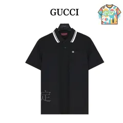 【今日WTO】Gucci 25SS ポケットダブル G 刺繍 カラーコントラストポロ-FF91