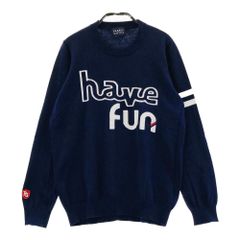 サイズ：1 PEARLY GATES パーリーゲイツ  長袖ニットセーター  ネイビー系 [240101437033] ゴルフウェア レディース ストスト
