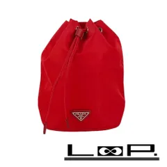PRADA ポーチ 1N1840 赤 シルク PRADA ポーチ 1N1840 赤 シルク
