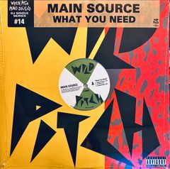 新品未開封★送料込‼️MAIN SOURCE WHAT YOU NEED 12インチシングル