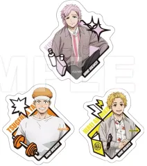 【中古】シール・ステッカー 桐生三輝＆柘浦大河＆楡井秋彦 ステッカー3種セット 「WIND BREAKER」