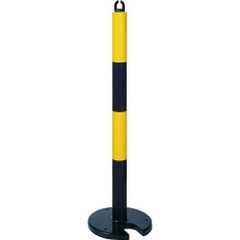 【新品・7営業日以内発送】ＴＲＵＳＣＯ TPP-05A やわらかＰＵポール イエロー・ブラック ８８ｃｍ アンカー穴１０ｍｍ付 屋内外型タイプタイプ TPP05A【沖縄離島販売不可】