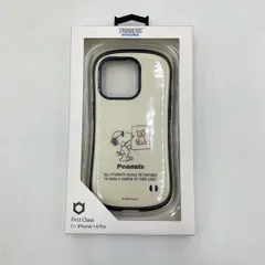 iPhone 14 Pro専用 PEANUTS ピーナッツ iFace First Classケース iFace くすみホワイト ジョー・クール スヌーピー