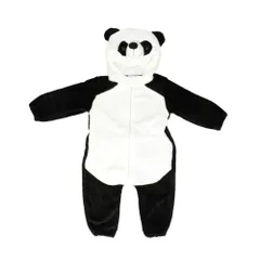 ☆ パンダ ☆ 70cm ☆ 動物着ぐるみ pkc3p014 着ぐるみ キッズ ロンパース パジャマ ルームウェア カバーオール 前開き ふわふわ もこもこ コスプレ かわいい 子供 こども 子ども 女の子 男の子 秋 冬