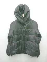 ◇ M.deux エムドゥ シンプル ジップアップ ナイロン 長袖 ダウンジャケット サイズ1 ブラック レディース P  【1404040016141】のサムネイル