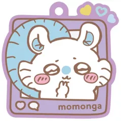 【中古】食玩 キーホルダー モモンガ 「ちいかわぷっくりラバマスグミ4」