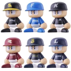 【中古】トレーディングフィギュア 全6種セット 「パワプロくん ならぶんです。 パシフィック・リーグ ビジターVer.」