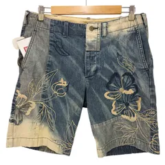 デニムアンドサプライ ラルフローレン DENIM & SUPPLY RALPH LAUREN フラワー刺繍デニムハーフパンツ メンズ  32のサムネイル