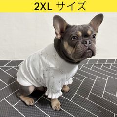 メルカリ フレブル 服 2XL パジャマ Tシャツ フレンチブルドッグ 春 夏 秋 冬 イングリッシュブルドッグ パグ ペット服 犬服 フレブル