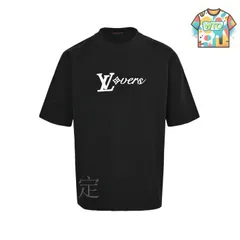 【今日特価】Louis Vuitton 25SS フェーダインシリコーンロゴ T シャツ-1