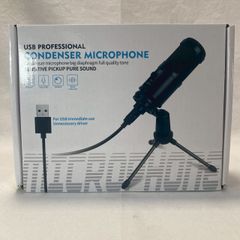 【良品】BM-65/USBコンデンサーマイク/三脚付き/ノーブランド/ドライバ不要/高音質/No.2269