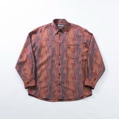 ミッソーニ MISSONI SPORT マルチパターンシャツ イタリア製 総柄シャツ 90s スナップダウンカラー ボタンダウン トップス ロングスリーブ