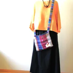 さをり織り　襟付きジャケット　一点物　ハンドメイド　美品 P1019216_1200x.jpg?v=1738141567