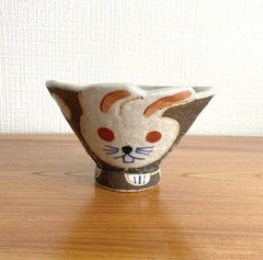 やちむん 工房o-gusuya ハチワレネコ マカイ 茶碗 - メルカリ