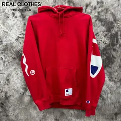 Supreme×Champion/シュプリーム×チャンピオン【18SS】Hooded Sweatshirt/フーデッド  スウェットパーカー/レッド/L