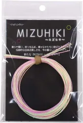 【人気商品】オーロラ 3色×各2本 オレンジ アソート × ミズヒキ グリーン MIZUHIKI × Gallery パープル Craft CGMA-03/02 KIYOHARA