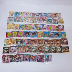 【未開封】ドラゴンボール 鬼滅の刃 仮面ライダー他　ウエハースシール　【65枚以上まとめ】