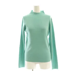 グリーンレーベルリラクシング ユナイテッドアローズ green label relaxing ウォッシャブルウール リブ ボトルネック ニット プルオーバー 長袖 F 緑 グリーン /AT ■OS