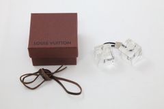 箱付き美品◆ルイヴィトン キューブ ヘアゴム LVロゴ LOUIS VUITTON クリア