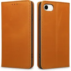 【W43】iPhone16e対応 カード収納手帳型レザーケース