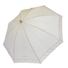 【極美品】バーバリー　折り畳み傘　アイボリー 楽天市場】バーバリー 折りたたみ傘の通販