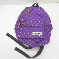 ◇ outdoor アウトドアー キッズ リュックサック パープル系 男の子 E  【1407180008601】