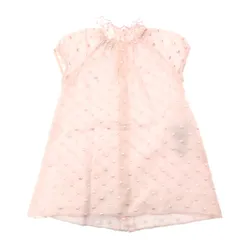 GUCCIグッチ　キッズ 半袖ワンピース クリーム色 GGパターン GUCCIグッチ キッズ 半袖ワンピース クリーム色 GGパターン