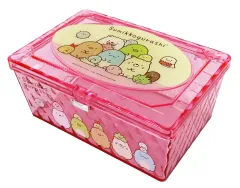 【中古】収納・携帯用アイテム ピンク キラキラフリーケース 「すみっコぐらし」