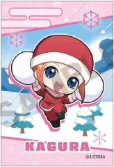 【中古】バッジ・ビンズ 神楽(ミニキャラ雪合戦) アート缶バッジ 「銀魂」