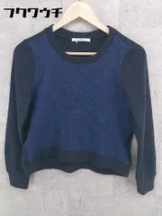 ◇ JOURNAL STANDARD relume 長袖 ニット セーター サイズF ネイビー ブルー レディース 【中古】 【1002800401475】