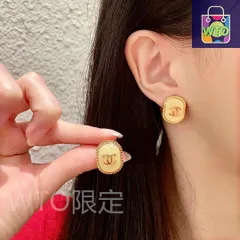 【今日特価】Chanel ヴィンテージ ダブル C ピアス 送料無料！在庫限定セール価格