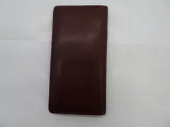 BGM1★ルイ・ヴィトン/Louis Vuitton ポルトフォイユ・ブラザ 長財布 キュイール・オンブレ アカジュー RI1195 M61195