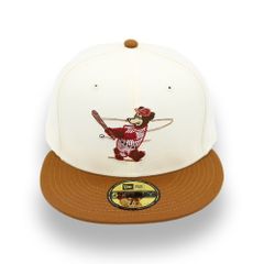 日本未発売 ニューエラ マイナーリーグ デンバー・ベアーズ キャップ / NEW ERA MiLB DENVER BEARS 59FIFTY CAP [WHITE/BROWN]