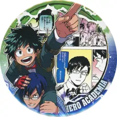 【中古】バッジ・ピンズ 緑谷出久＆飯田天哉 「僕のヒーローアカデミア展 DRAWING SMASH コレクション缶バッジBIG 最強コンビVer.」